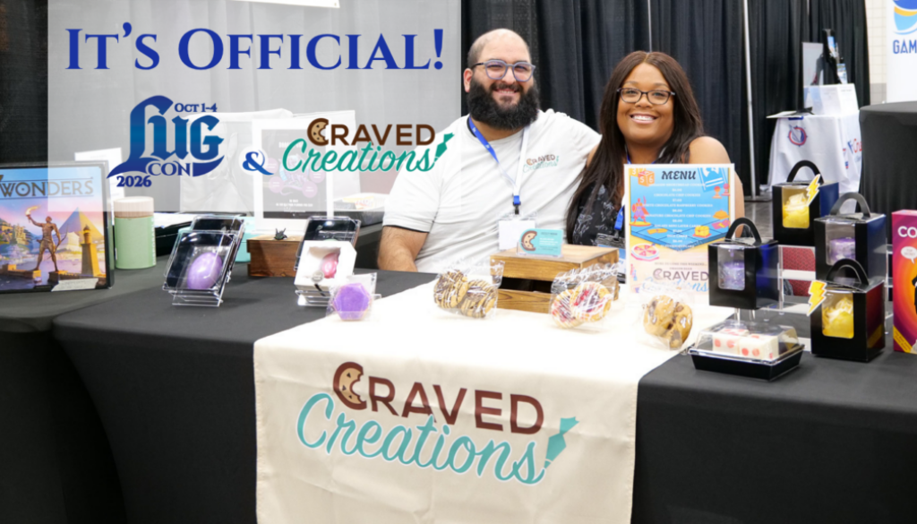 Level Up Your Cravings: Announcing the Epic LUG Con 2026 Craved Creations Partnership!