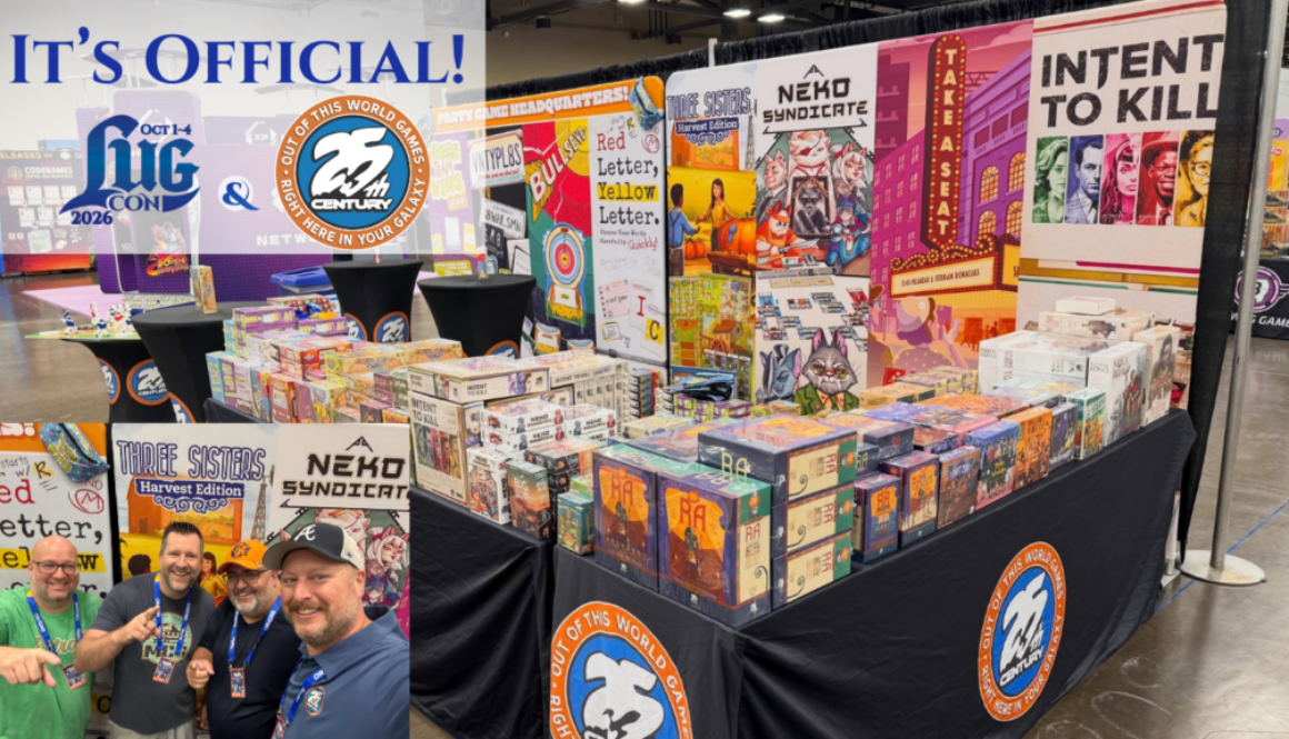 Looking for the best tabletop games at LUG Con? Visit Atlanta-based publisher 25th Century Games at LUG Con to experience their brilliant 2025 releases and exclusive 2026 sneak peeks!