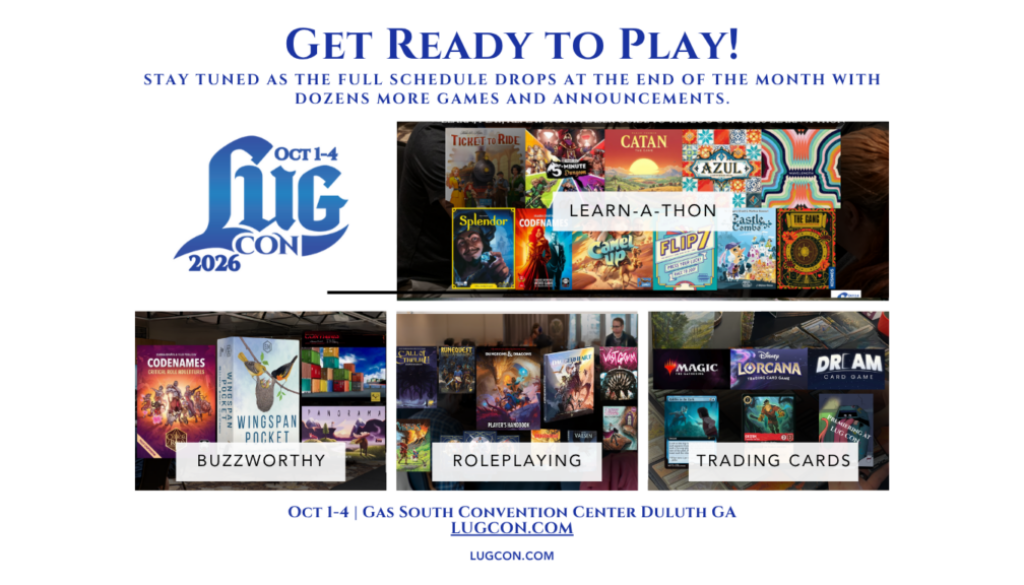 Get Ready to Play! Stay tuned as the full schedule drops at the end of the month with dozens more games and announcements.